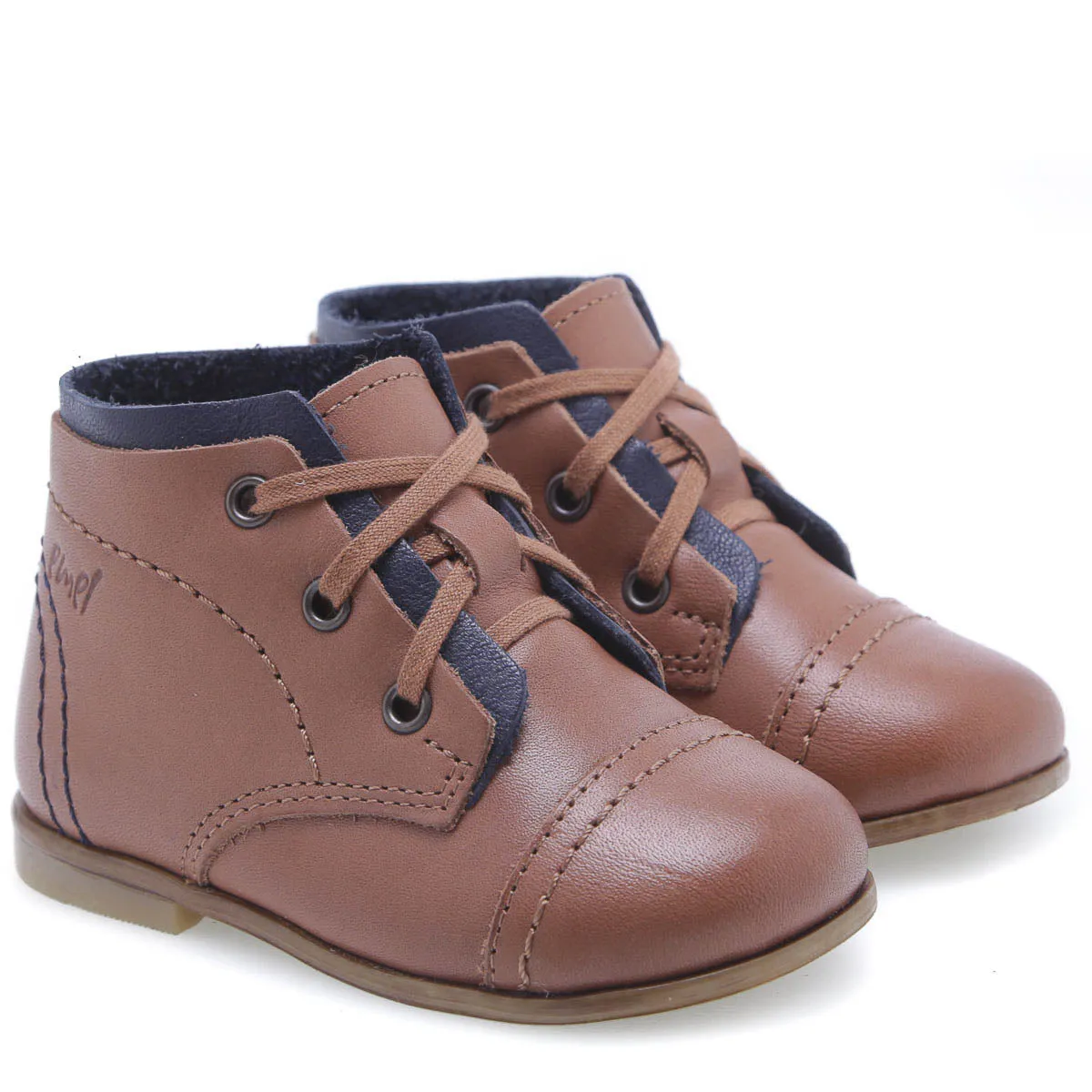 (2438-42) Emel Brown classic first shoes