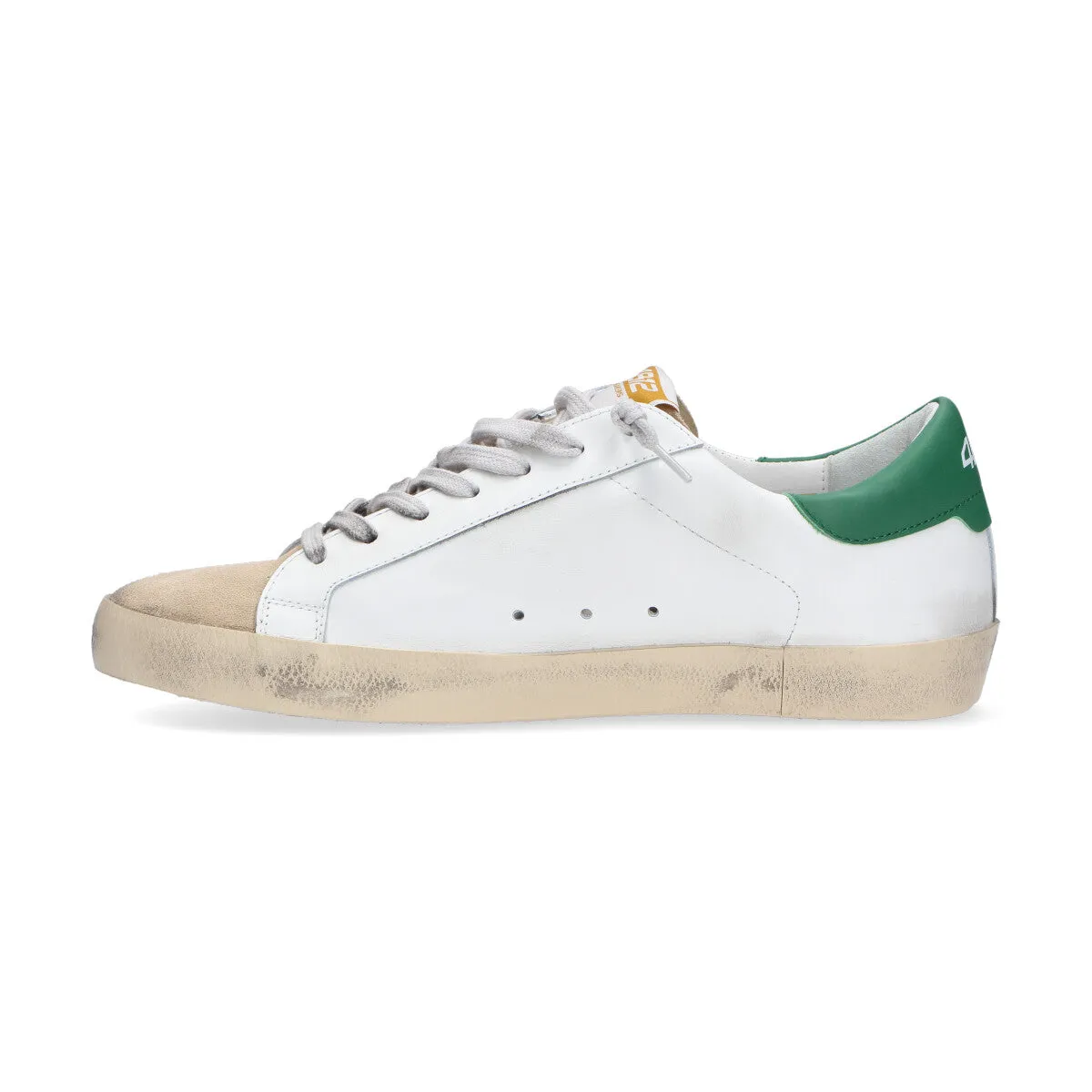 4B12 sneaker Suprime bianco verde arancio