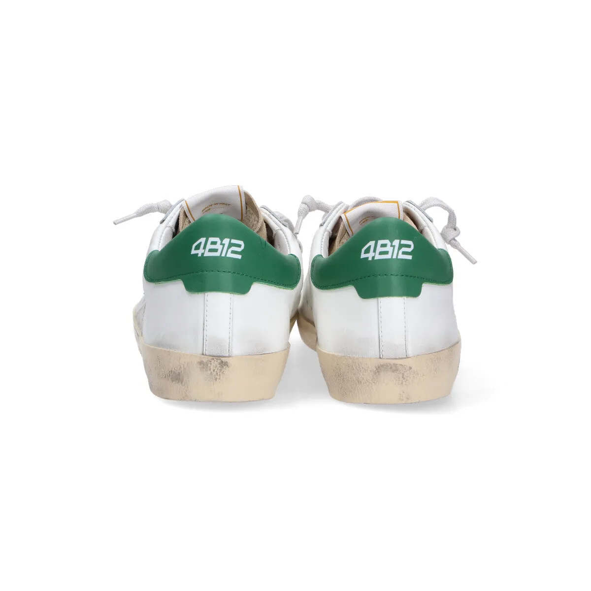 4B12 sneaker Suprime bianco verde arancio