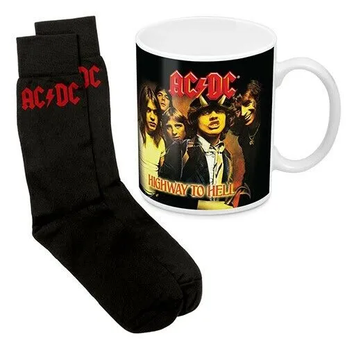 ACDC HWAY 2 Hell Mug & Sock PK