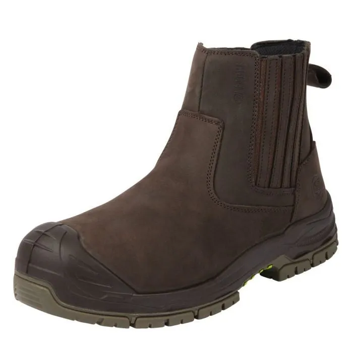 Apache Wabana Water Resistant Dealer Work Boot-BROWN