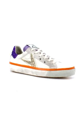 ARCHIVIO 22 Sneaker Donna White Purple STUD787