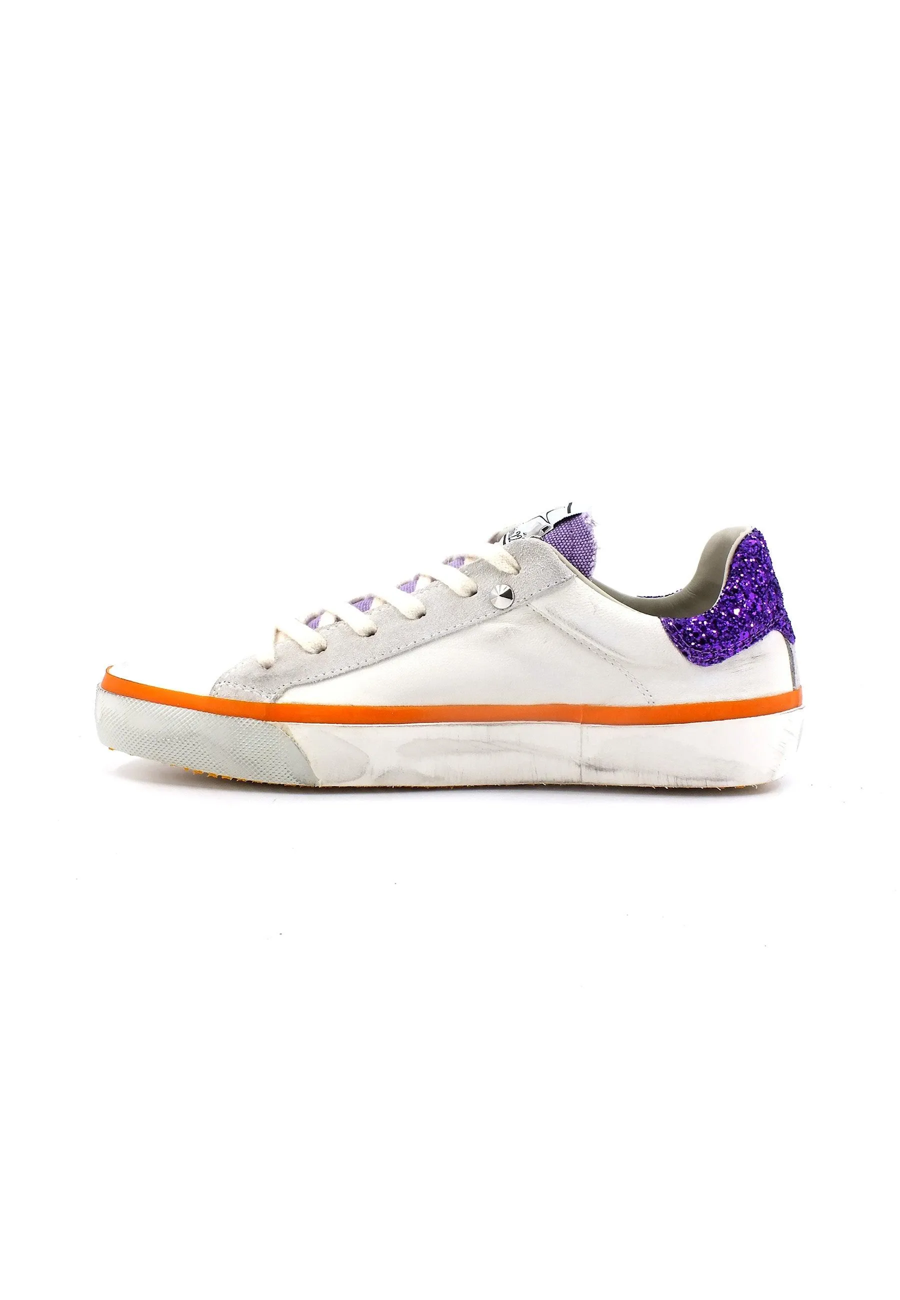 ARCHIVIO 22 Sneaker Donna White Purple STUD787