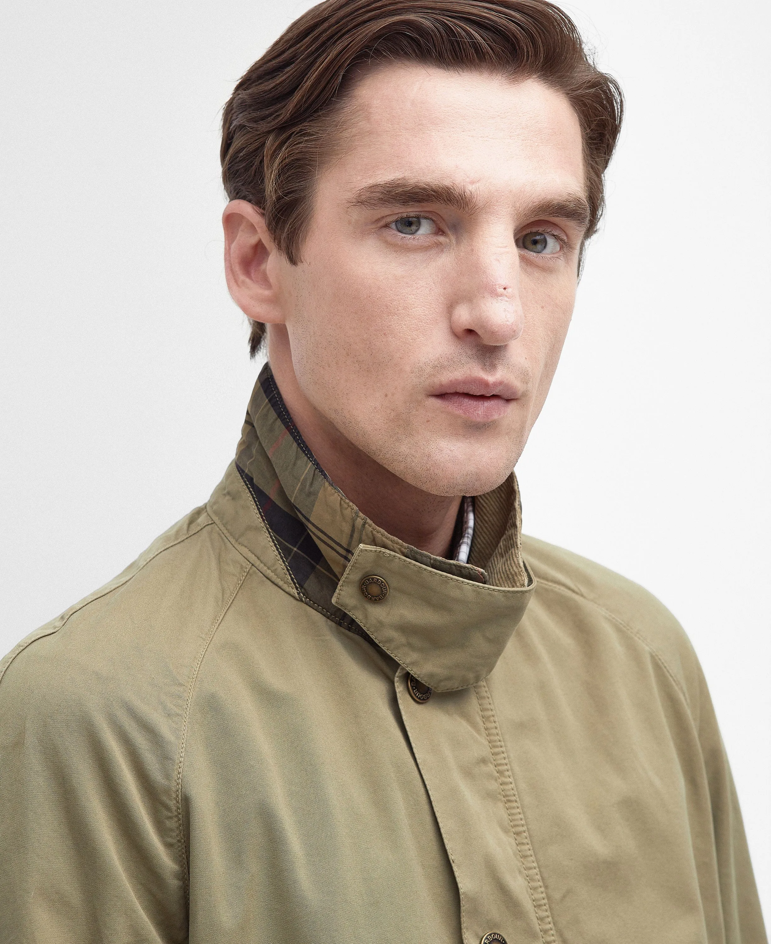 Ashby Casual Jacket - Bleached Olive