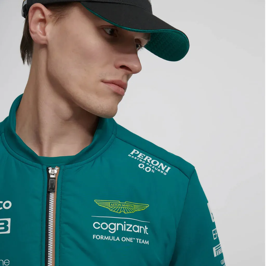 Aston Martin Cognizant F1 2023 Men's Team Hybrid Jacket- Green