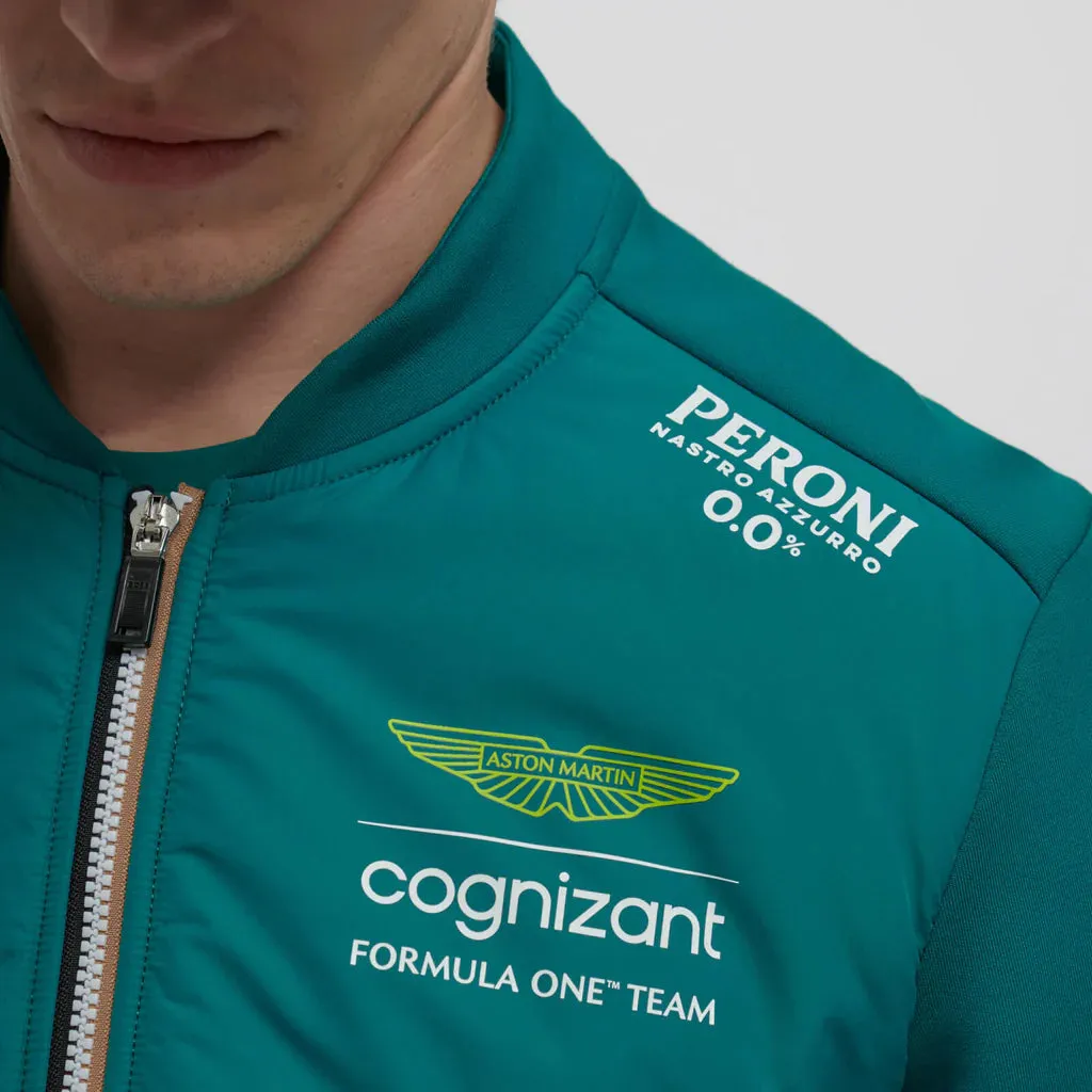 Aston Martin Cognizant F1 2023 Men's Team Hybrid Jacket- Green