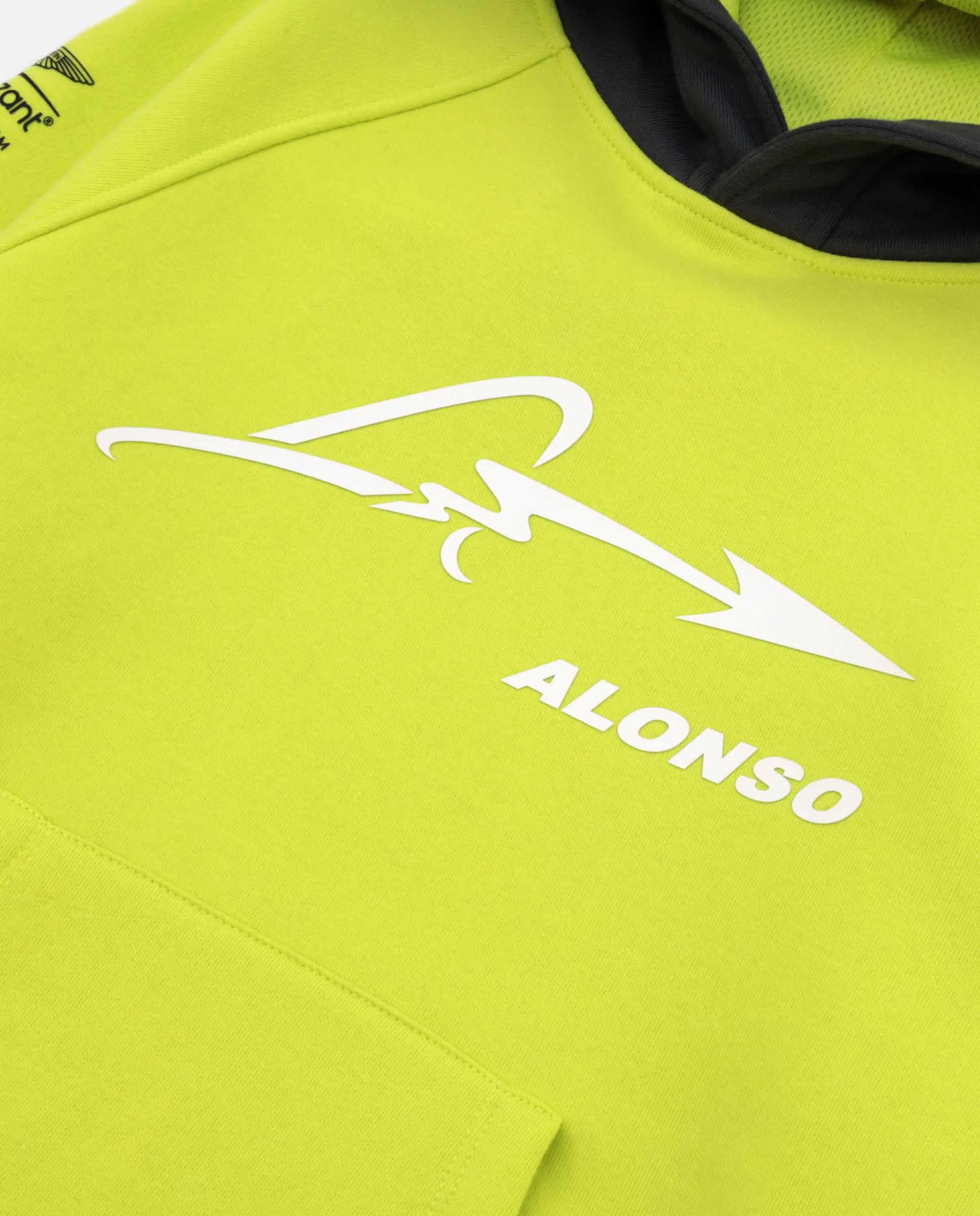 Aston Martin Cognizant F1 Kimoa Fernando Alonso Kids Lifestyle Hoodie- Youth Lime