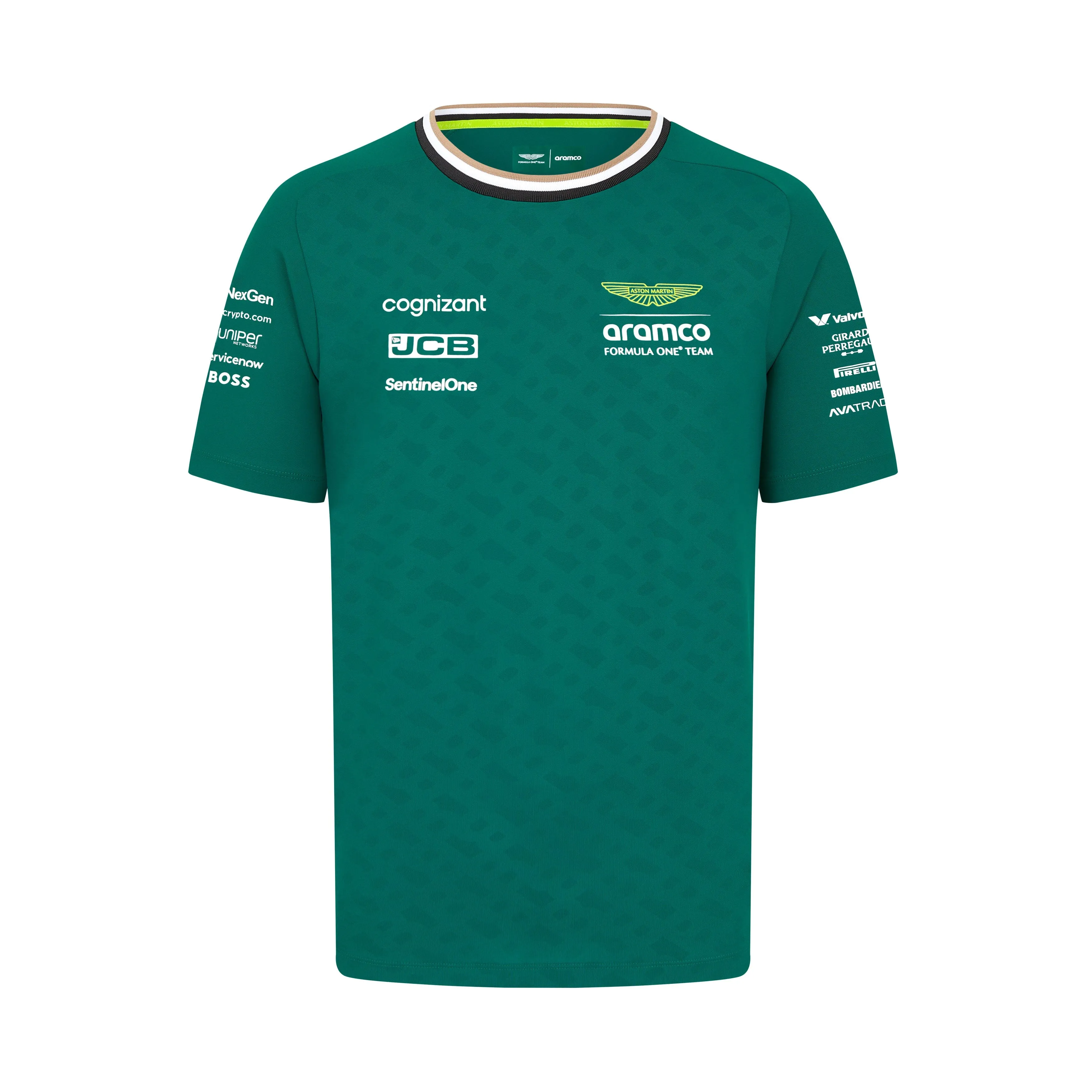 Aston Martin F1 2024 Lance Stroll Team T-Shirt - Green