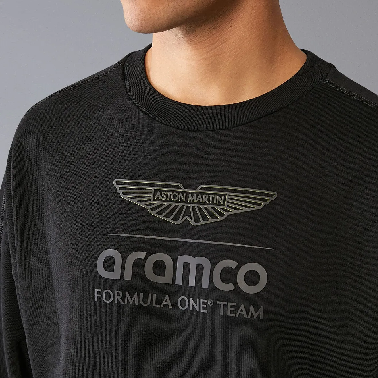 Aston Martin F1 Fanwear Stealth Logo Sweatshirt - Black