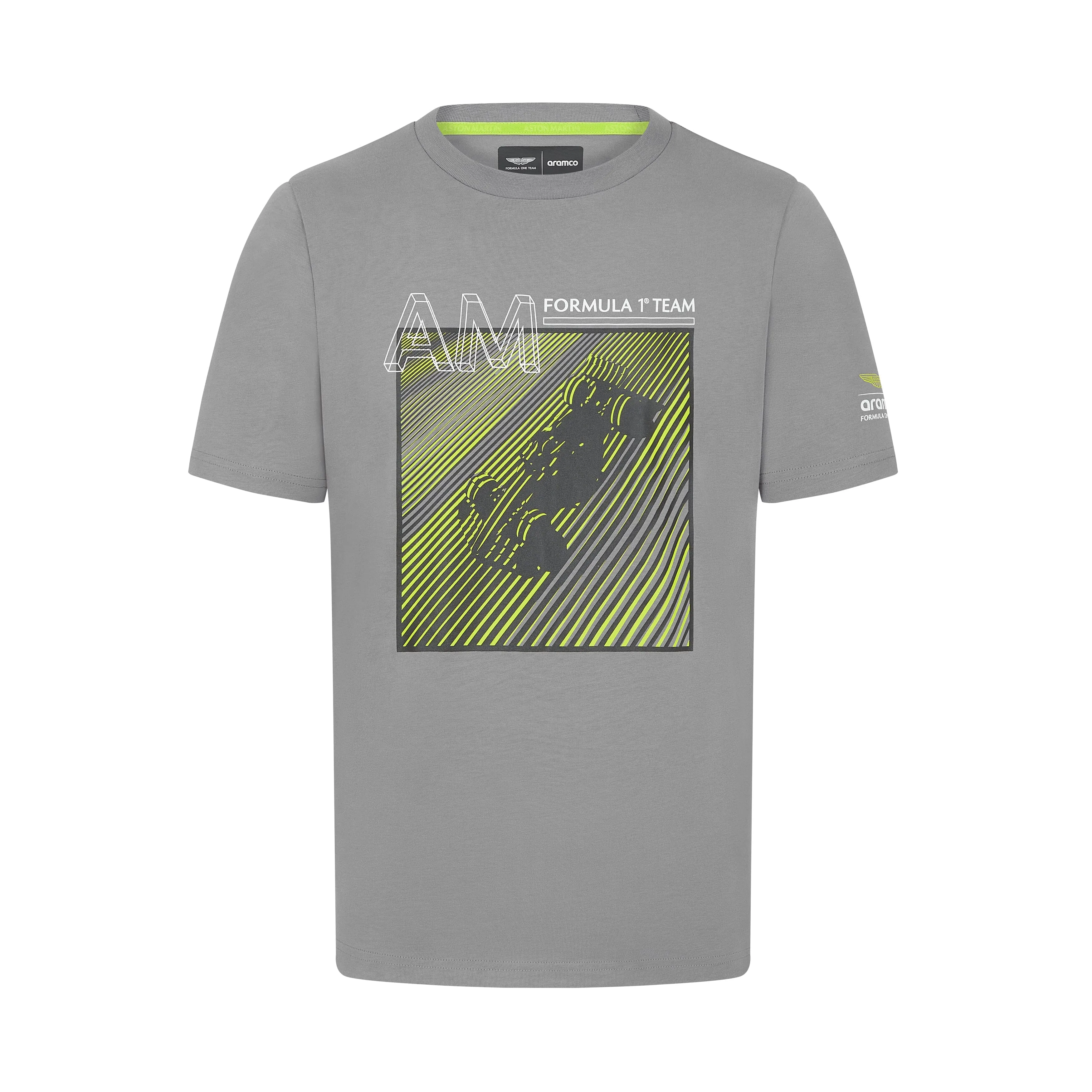 Aston Martin F1 Fanwear Tonal Car Graphic T-Shirt