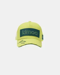 Aston Martin F1 Kimoa Fernando Alonso Patch Hat- Black/Lime