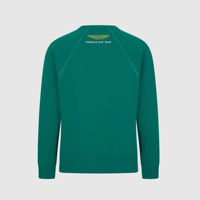 Aston Martin F1 Lifestyle Logo Sweatshirt - Green/White