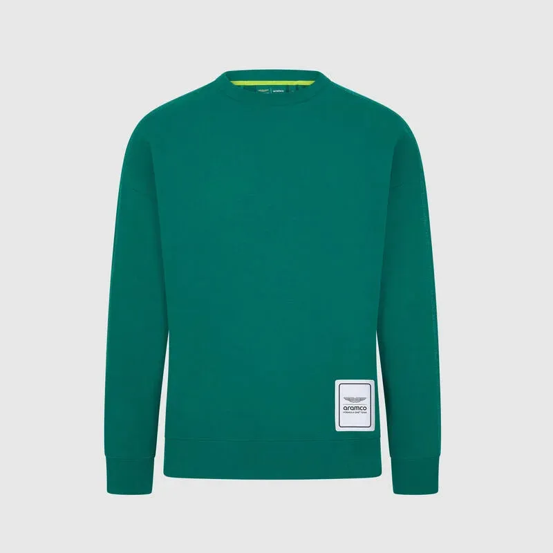 Aston Martin F1 Lifestyle Logo Sweatshirt - Green/White