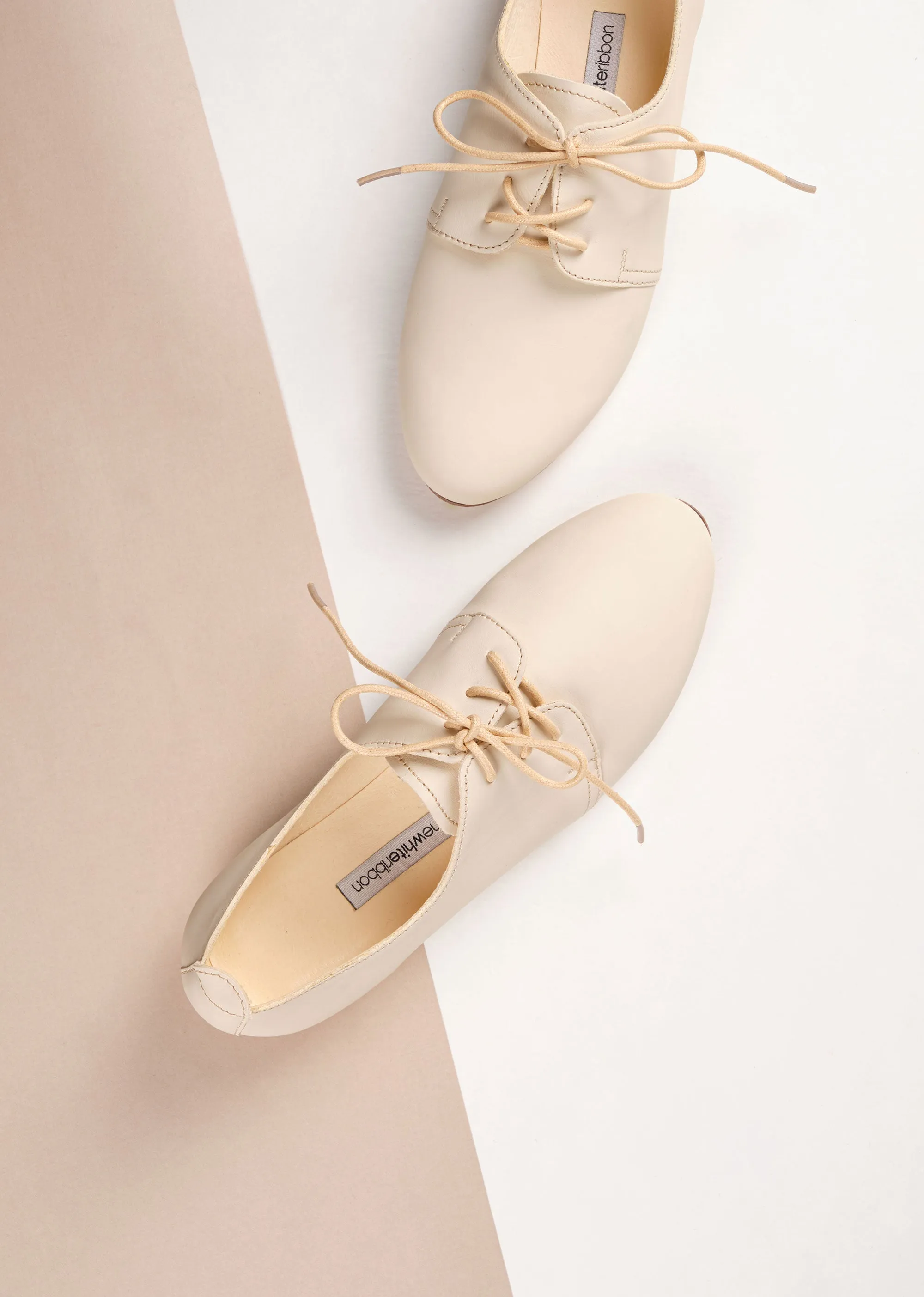 AVA Oxford Shoes - Vanilla Ivory