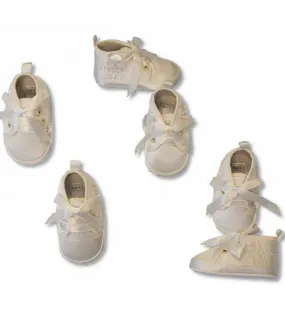 BABY CHRISTENING SHOES - BOYS - CREAM