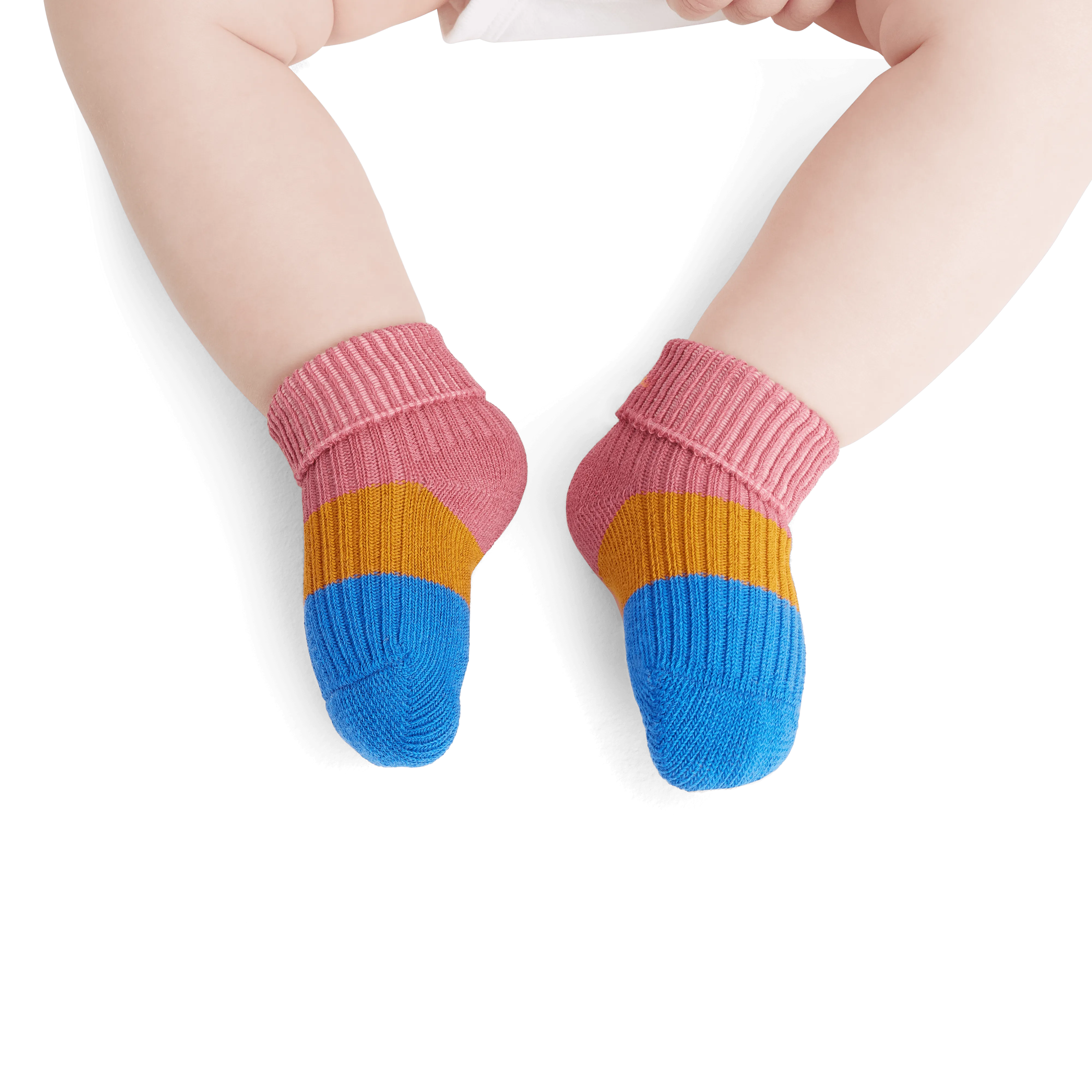 Baby Lightweight Ribbed Sock 4-Pack (0-6 Months)