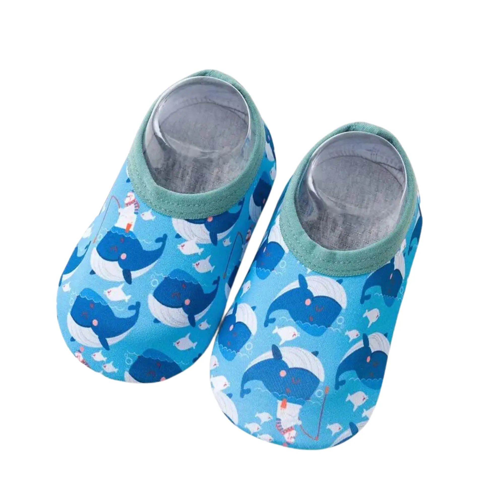 Baby Water Sock Shoes in Little Whales