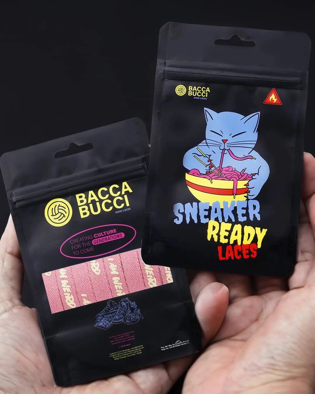 Bacca Bucci "I AM WEIRD" Sneaker Laces