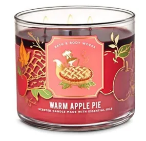 Bath & Body Works Warm Apple Pie 3-Wick Candle