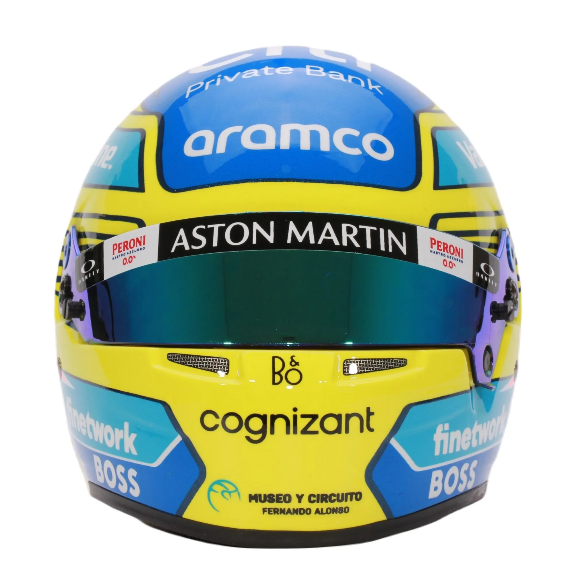 Bell 1:2 Scale F1 Mini Helmet Fernando Alonso 2024 Aston Martin