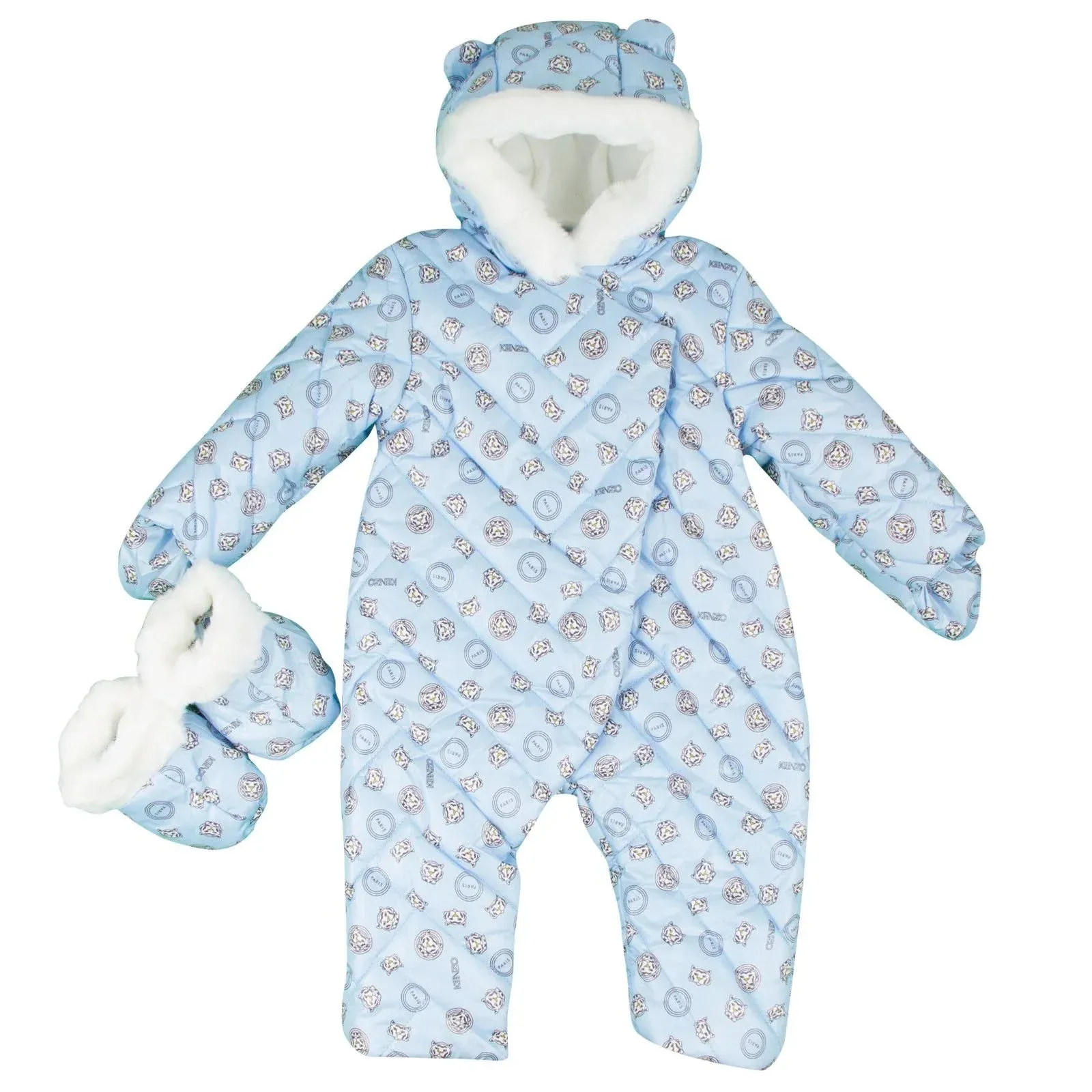 Blue Tiger Paris Quilted Snow Suit #12443