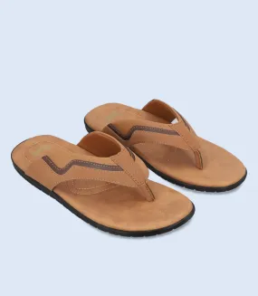 BM5559-TAN-Men Casual Chappal