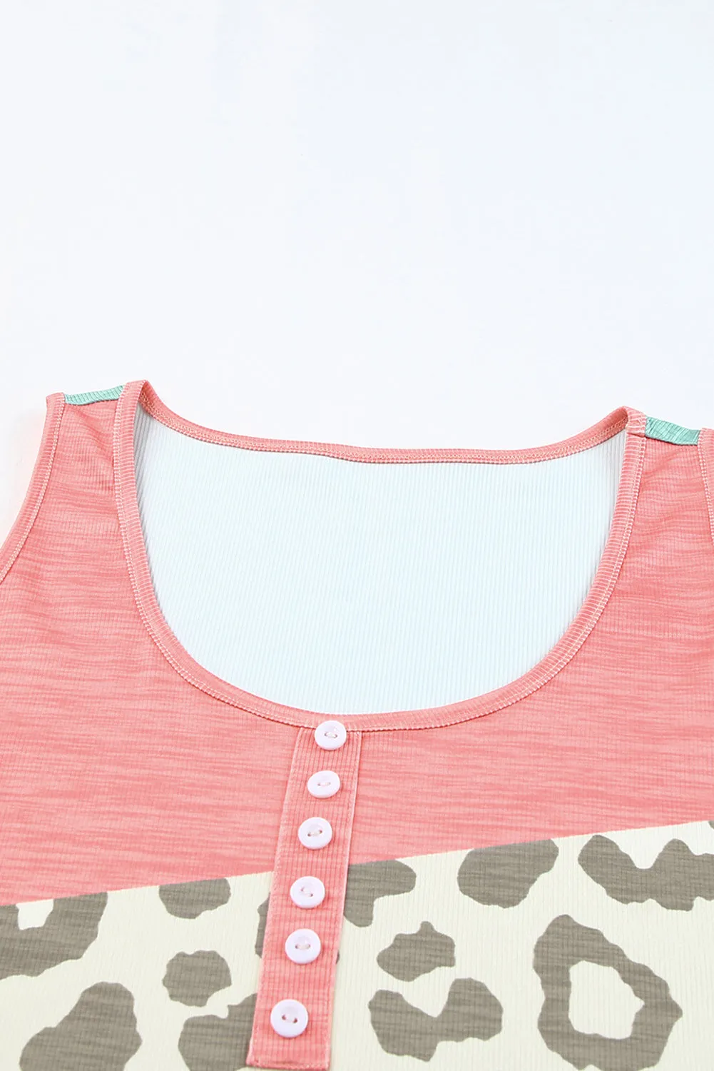 Button Casual Tank Top