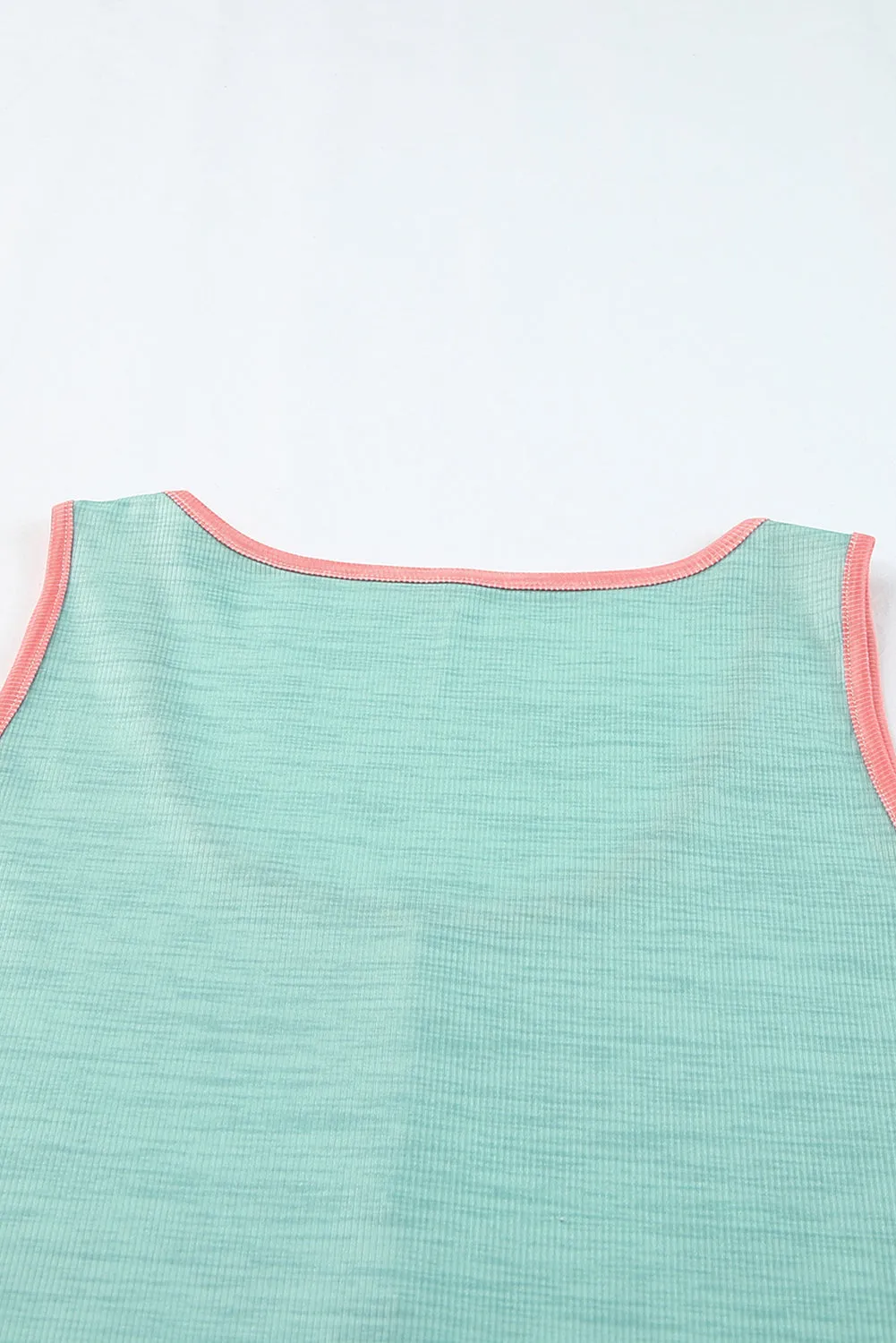 Button Casual Tank Top