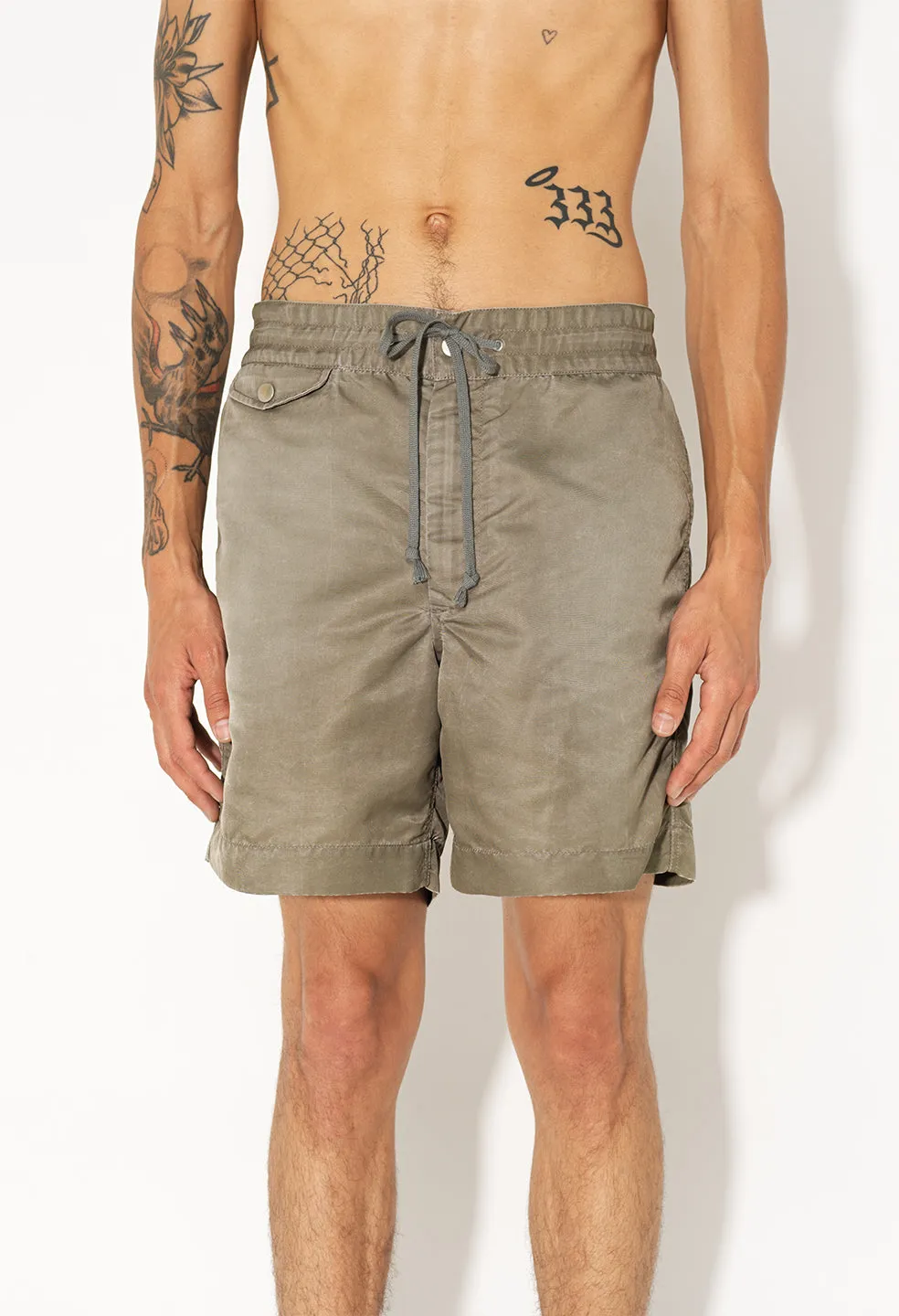 Cadet Board Shorts / Washed Olive