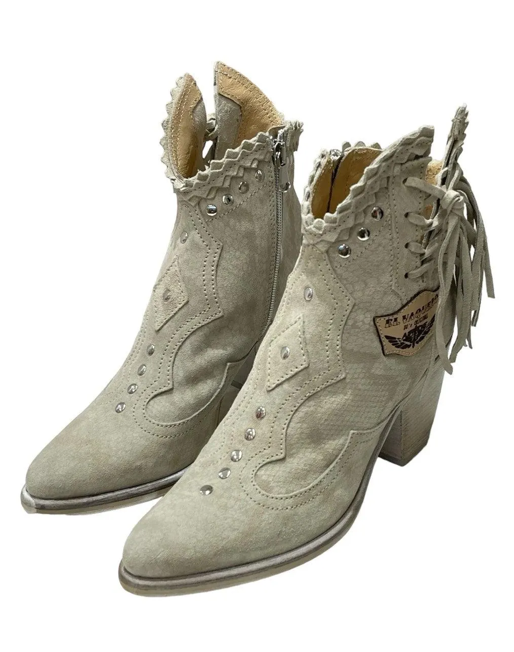 Camelia Ankle Boots in Slyther Beige