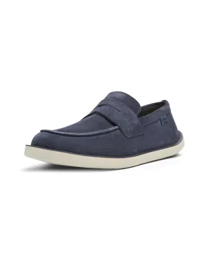 Camper Wagon moccasins, dark blue