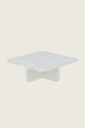 Casa - Fiora Marble Footed Board - White - 25x10cm