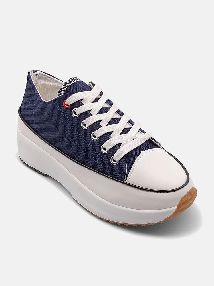 Casual Lace-Up Canvas Sneaker