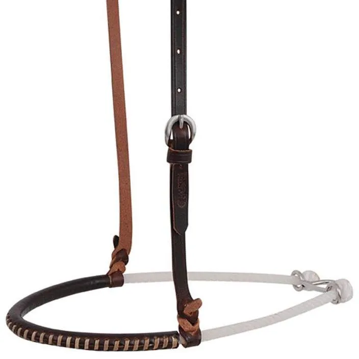 Chocolate Single Rope Martin Saddlery Noseband