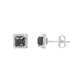 Clara by Martin Binder Black Diamond Halo Stud Earrings (2.02 ct. tw.)