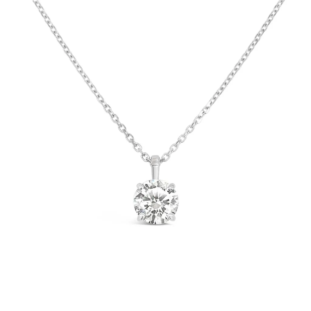 Clara by Martin Binder Diamond Solitaire Pendant Necklace (0.80 ct. tw.)