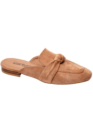 Clingy in Camel Faux Suede by Corkys