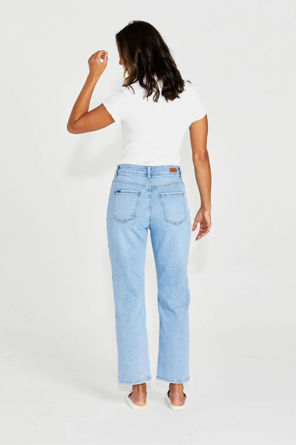 Combe Straight Leg Ankle Grazer Jean | Denim