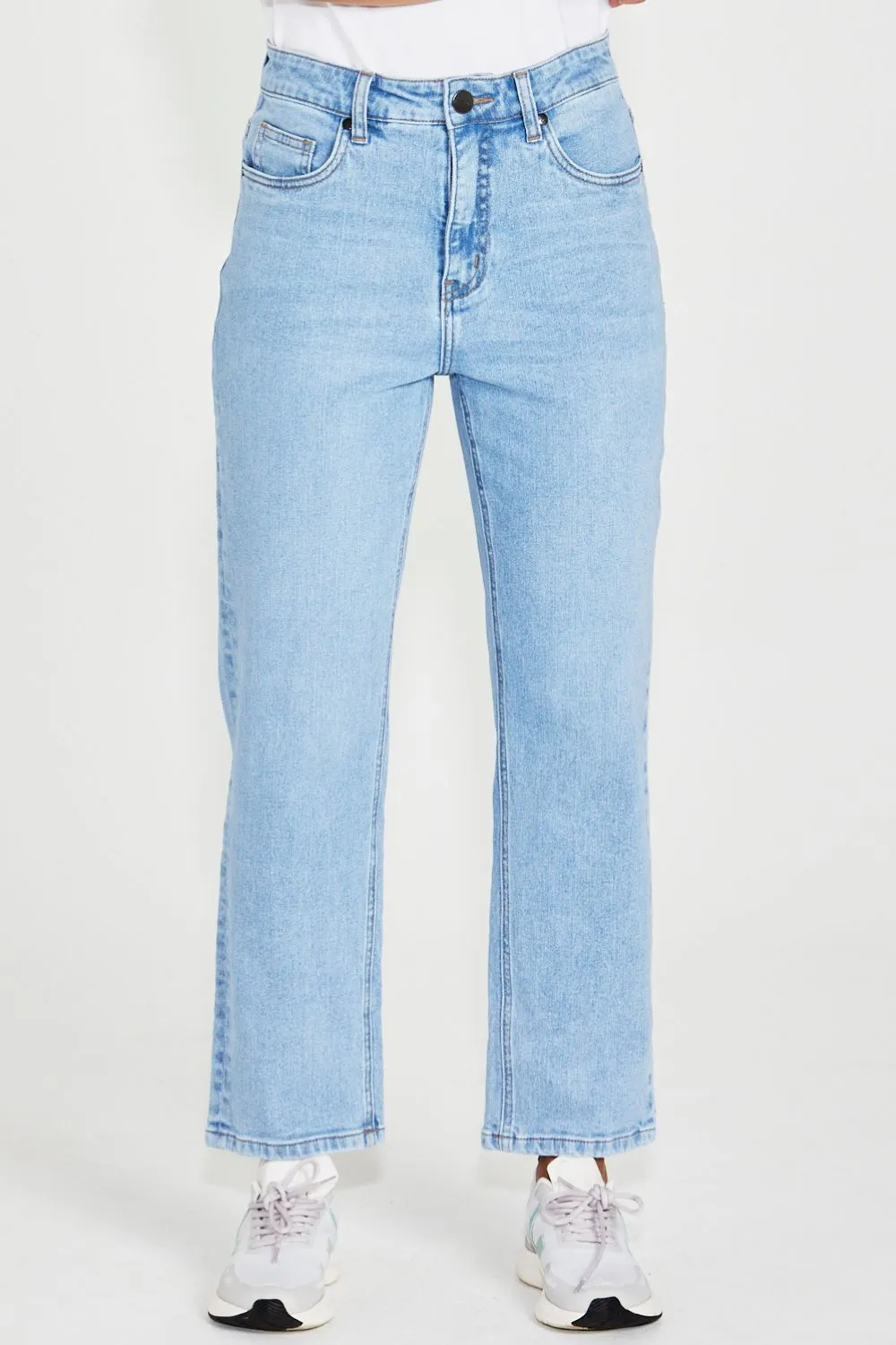 Combe Straight Leg Ankle Grazer Jean | Denim