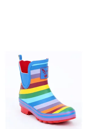 Evercreatures Rainbow Meadow Ankle Wellies