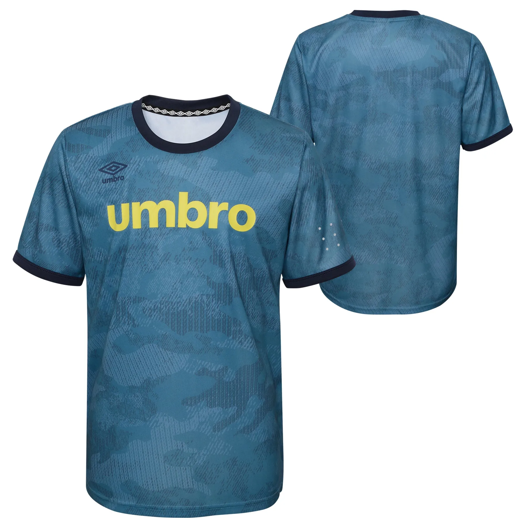 F22 UMBRO BOYS CAMO JERSEY