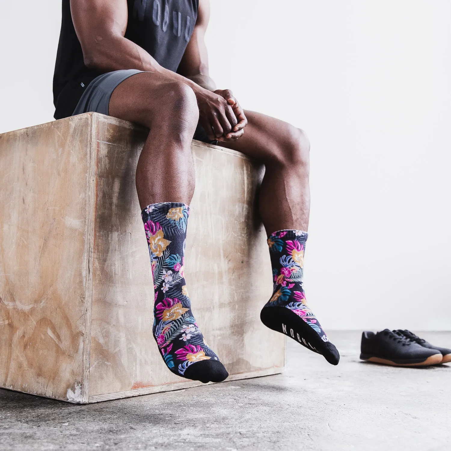 Floral Crew Sock