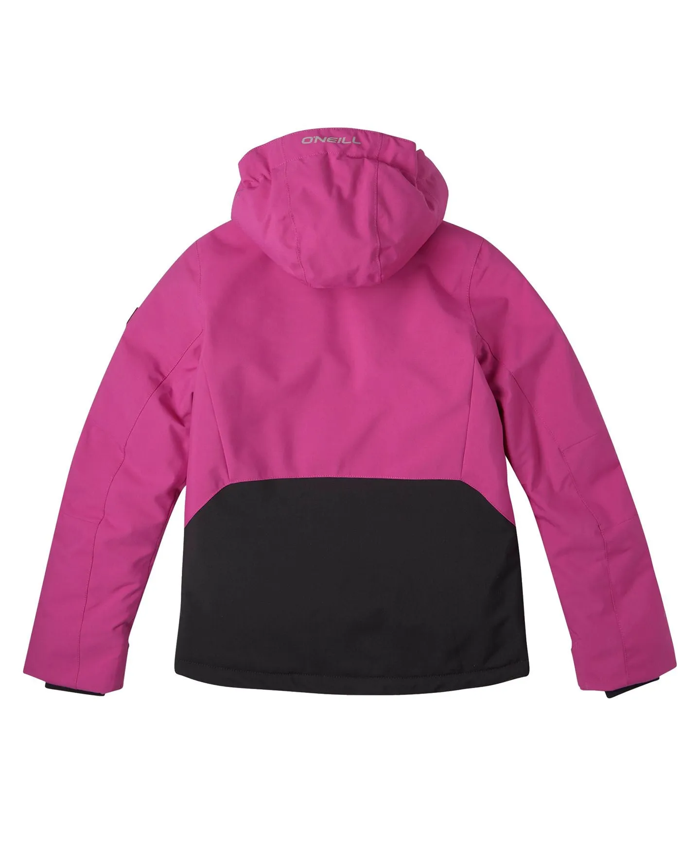 Girl's Adelite Snow Jacket - Fuchsia Red Colour Block