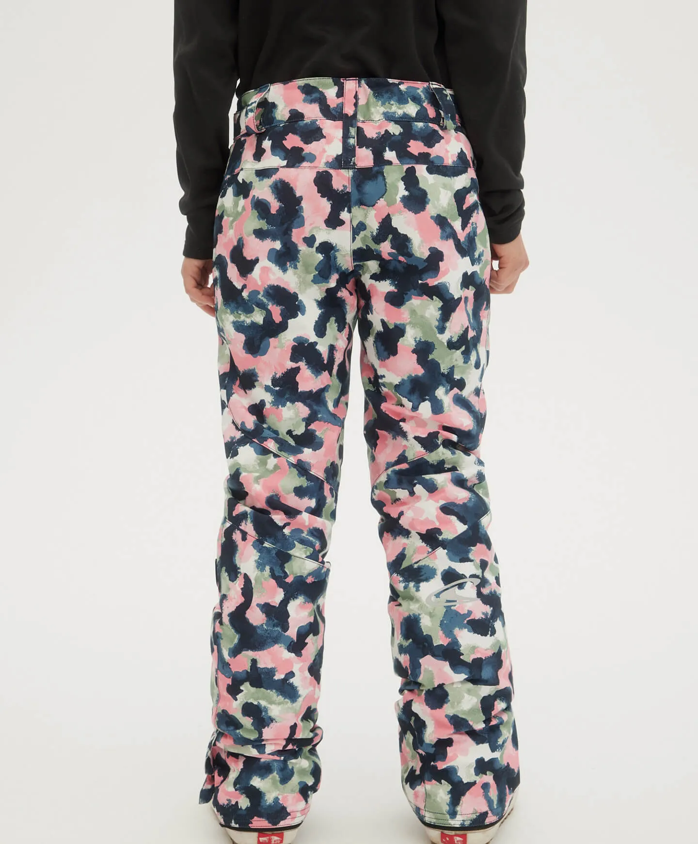 Girl's Charm AOP Snow Pants - Blue AOP