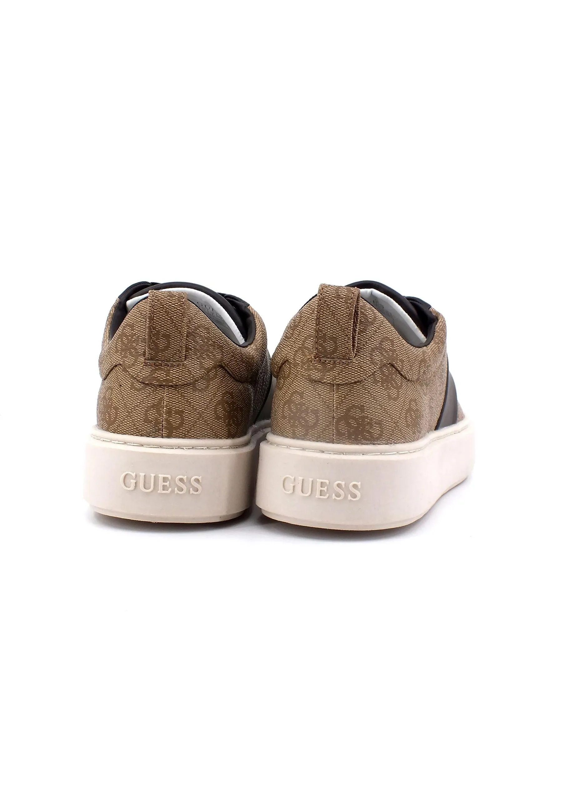 GUESS Sneaker Loghi Uomo Beige Brown FM5NVIFAB12