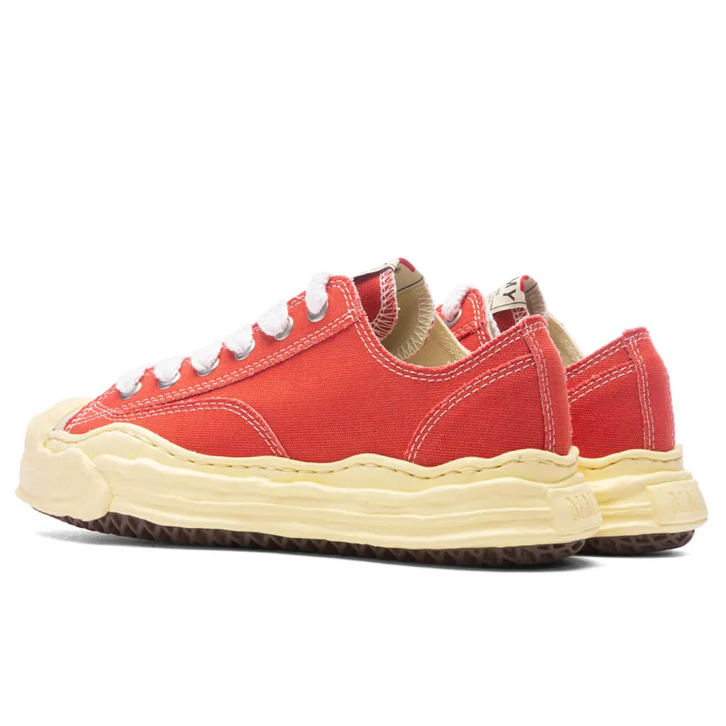 Hank Low Vintage Sole Canvas Sneaker - Orange