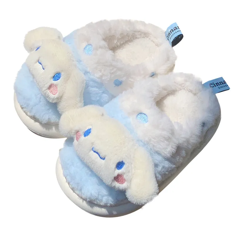 House slippers Xixitiao Yugui Dog, blue