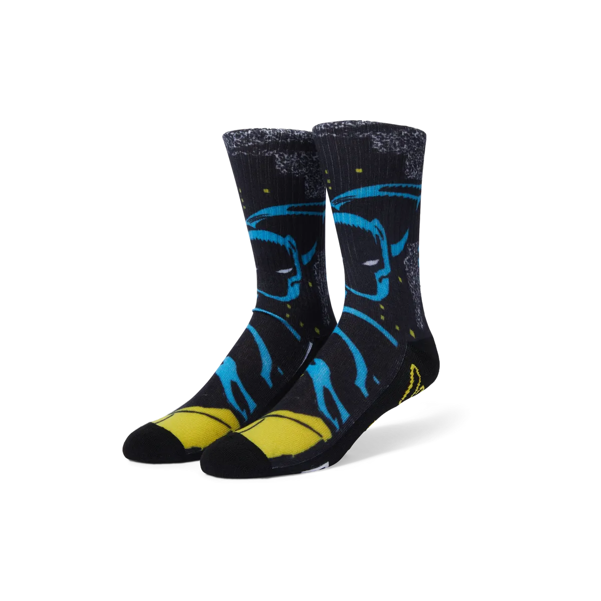 HUF City Prowling Crew Sock - (Avengers) Black