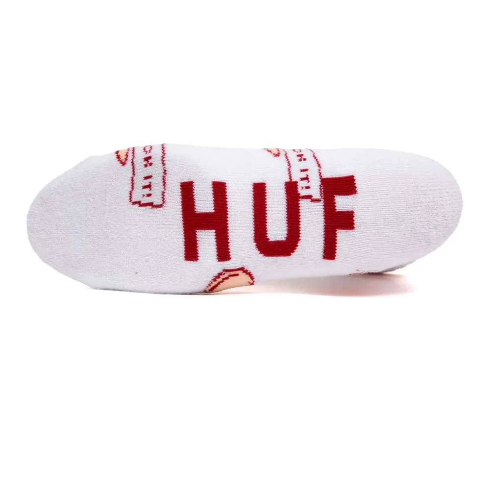 HUF GOOD FORTUNE SOCK-WHITE