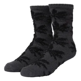 HUF TONAL FUZZY SCATTERED PL SOCK-BLACK